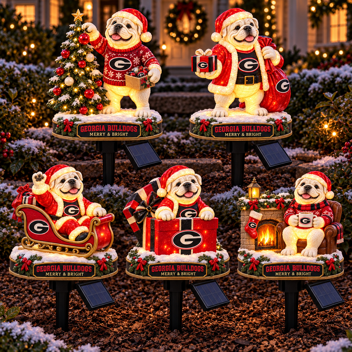 GGBD PREMIUM CHRISTMAS SOLAR GARDEN LIGHTS SET HQH