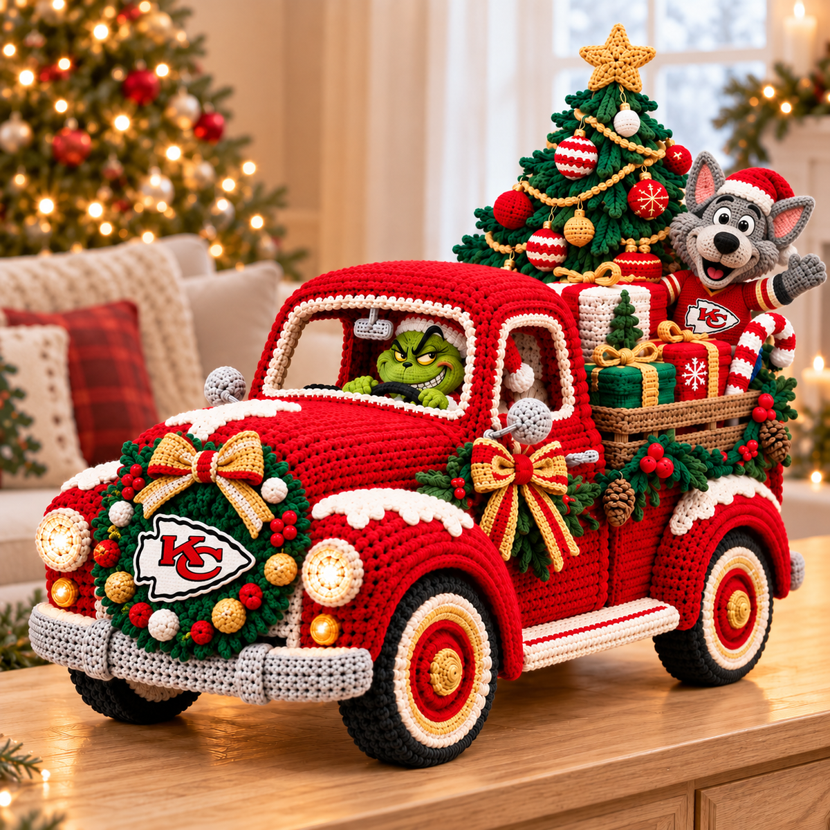 KCC Cozy Christmas Holiday Truck Decor PNPA
