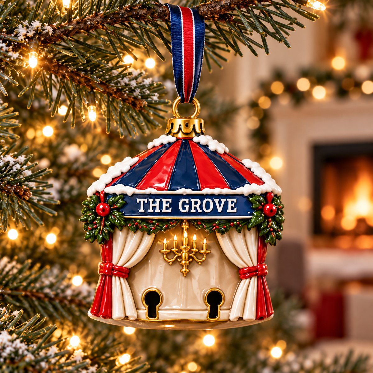 Premium OMR Christmas Bell Ornament TTMH