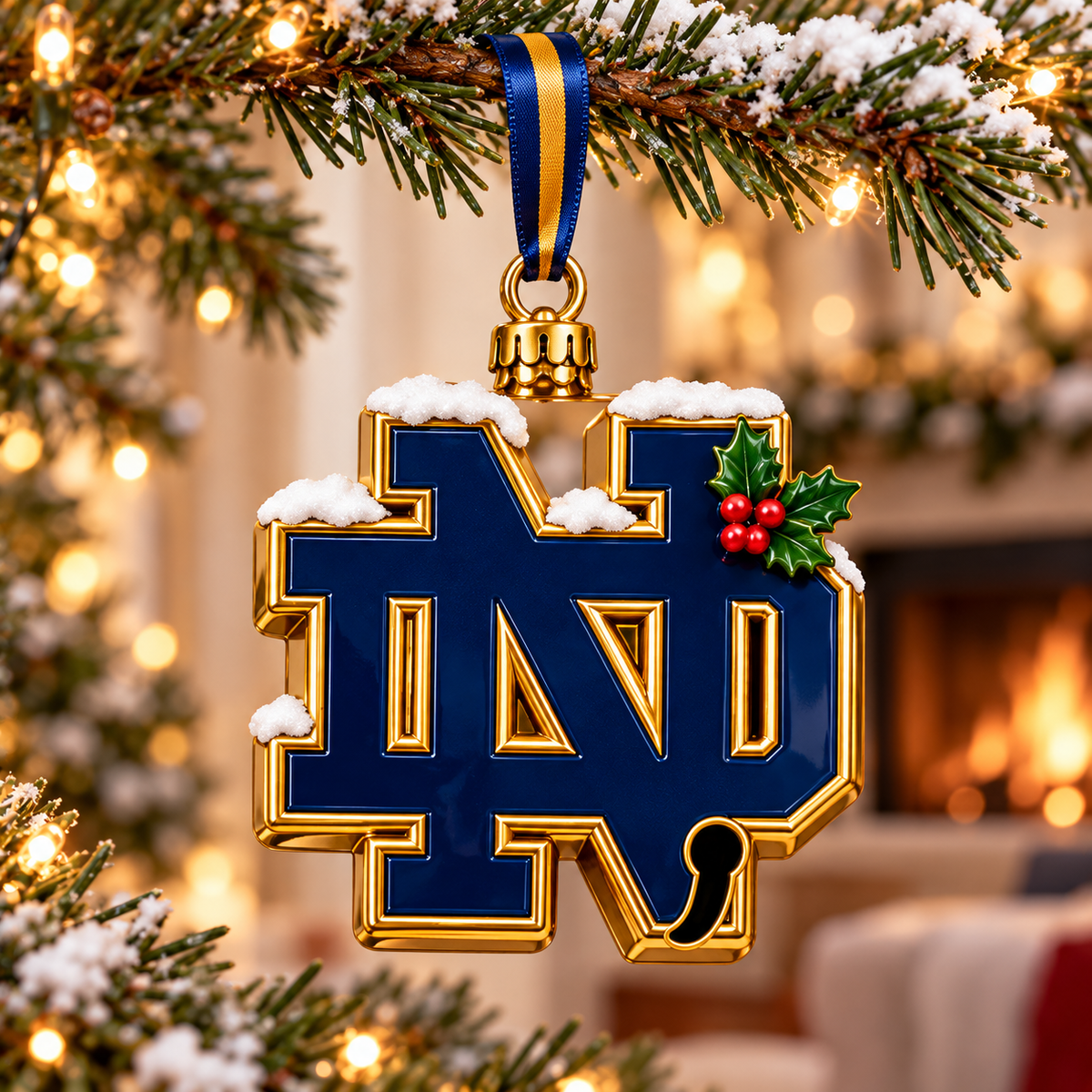 Premium NDFI Christmas Bell Ornament TTMH