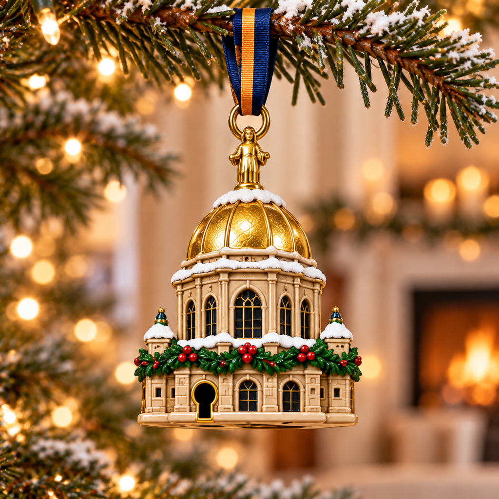 Premium NDFI Christmas Bell Ornament TTMH