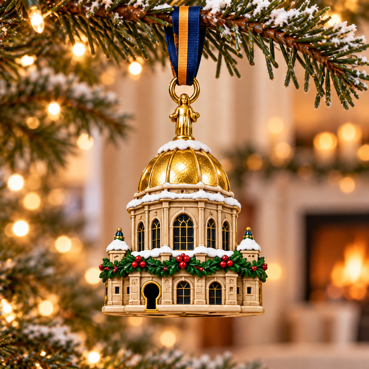Premium NDFI Christmas Bell Ornament TTMH