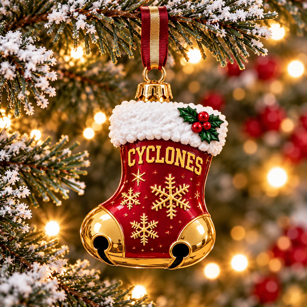 Premium ISC Christmas Bell Ornament PVNA