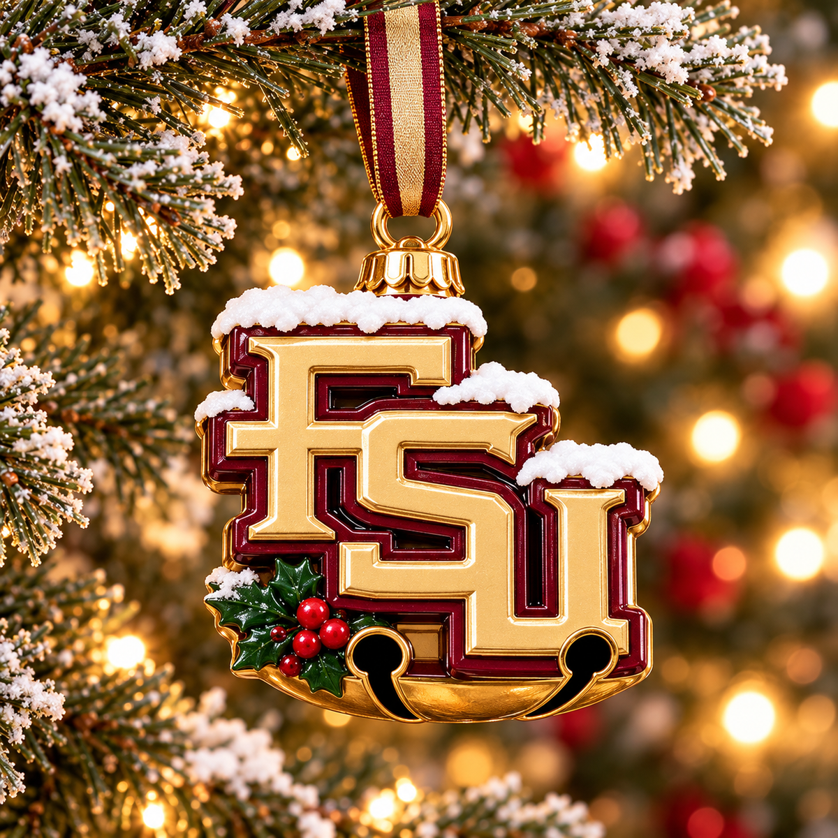Premium FSS Christmas Bell Ornament PVNA