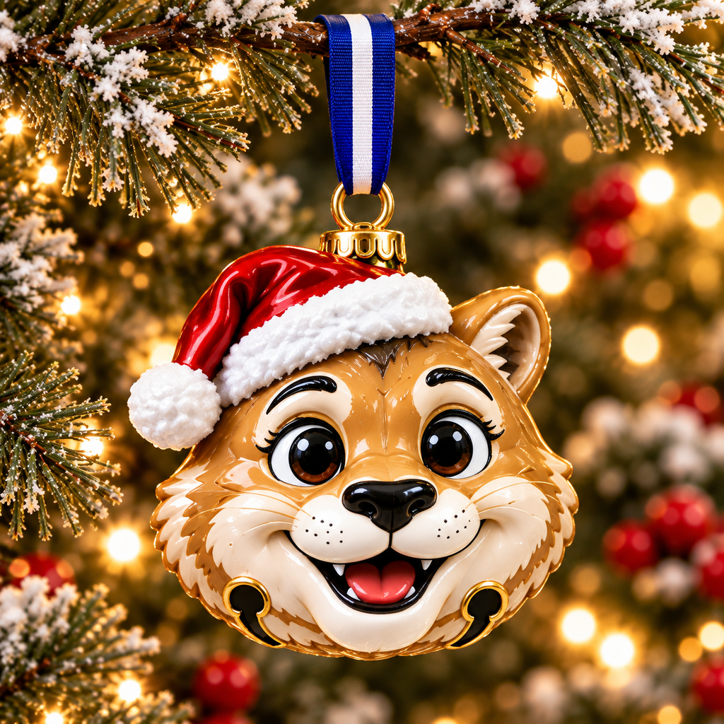 Premium BYU Christmas Bell Ornament PVNA