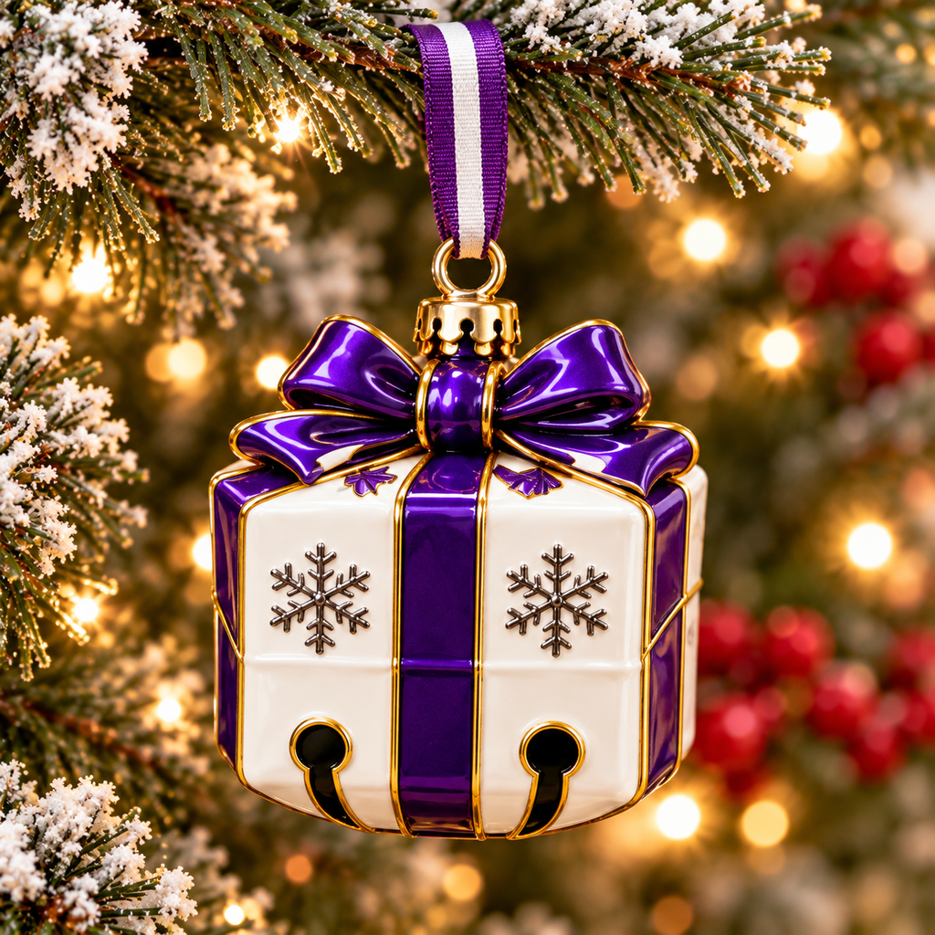 Premium TCU Christmas Bell Ornament PVNA