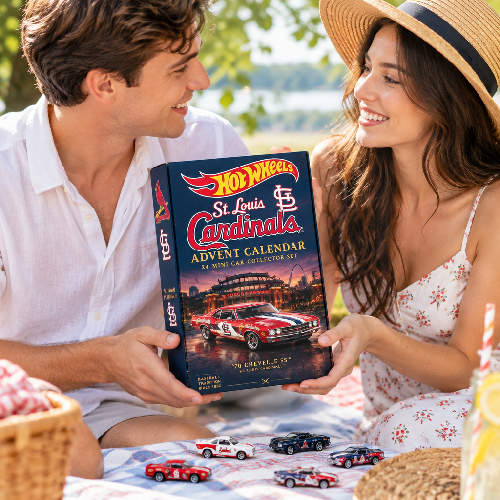 St Louis Cardinals Premium Mini Car Advent Calendar